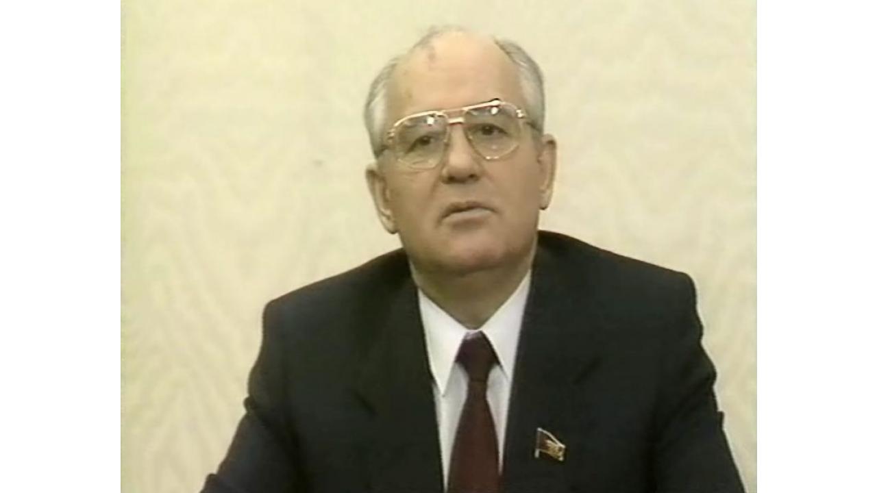 Новогоднее поздравление Михаила Горбачева. 1988 год