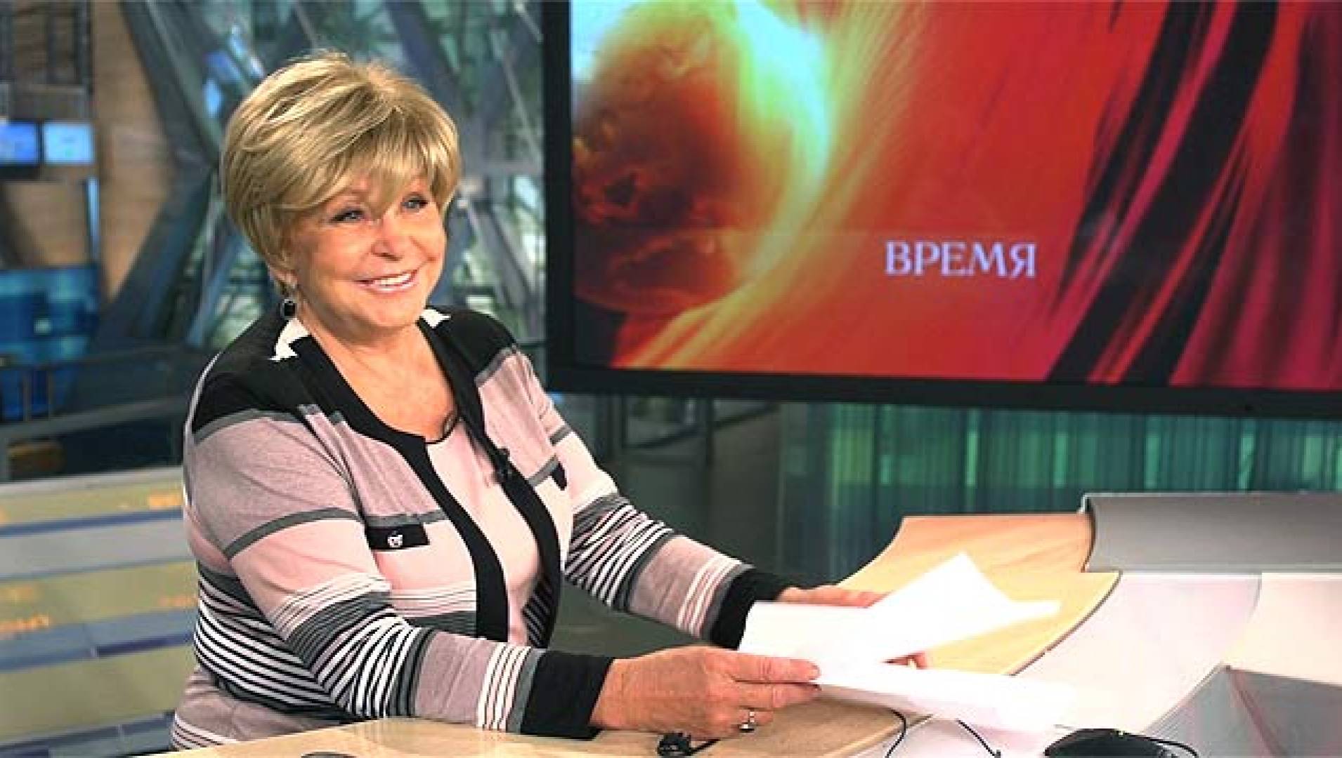 Ведущая ТВ В СССР Ангелина Вовк