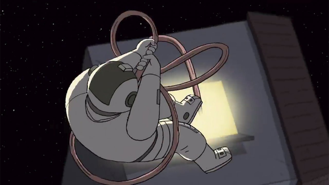 Он не может жить без космоса - Анимационный фильм