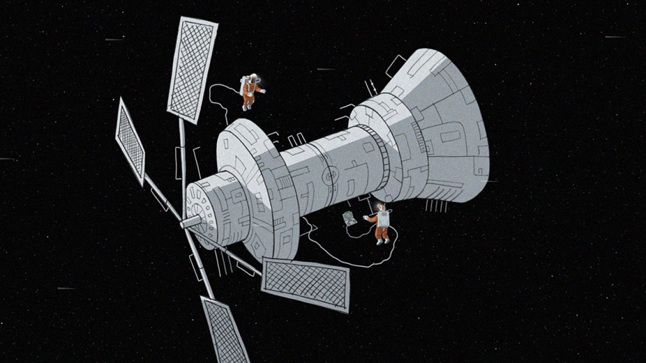 Он не может жить без космоса - Анимационный фильм